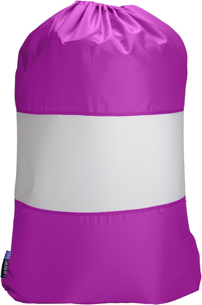 Sanitized Laundry Bag with Mesh Window, Dimensions: 15 x 12 x 2 inches - Image 3