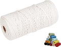 Macrame Cord, 3mm x 109Yards, Cotton Cord, Natural Cotton Macrame Rope by Unknown