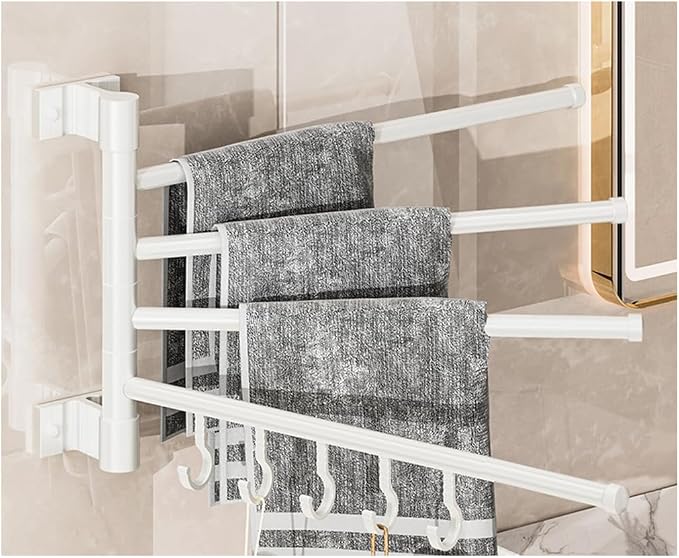 Swing Out Towel Bar Wall Mounted, Towel Rack by Unknown
