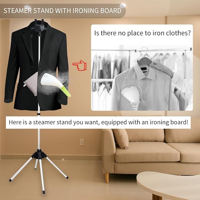 Foldable Garment Steamer Stand - Image 2