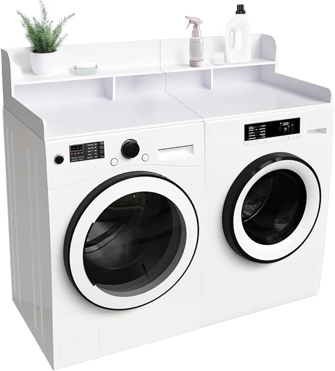 Washer Dryer Countertop with Shelf, Double Layer Organizer - Image 9