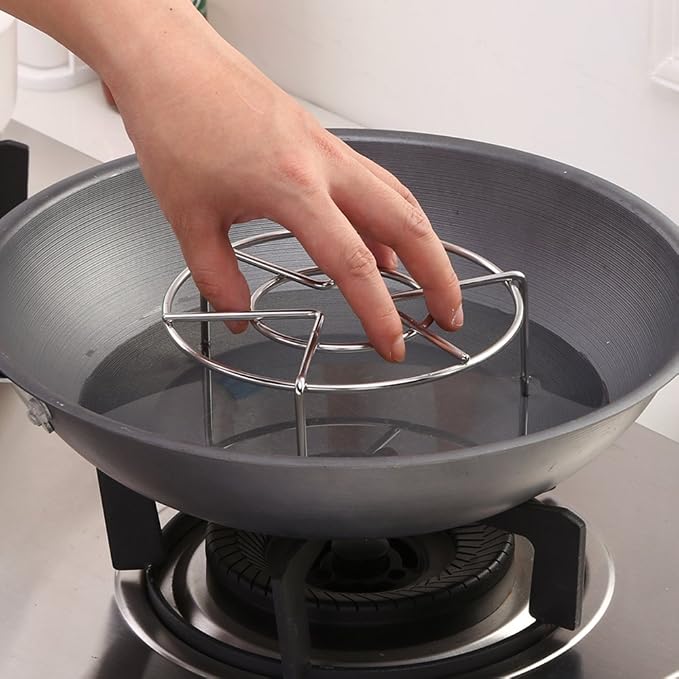 Steam Rack, Steaming Rack Stand, Steamer Basket, Heavy Duty Stainless Steel - Image 5