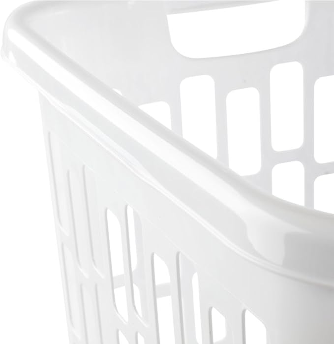 Sterilite Ultra Easy Carry Plastic Dirty Clothes Laundry Basket Hamper - Image 9