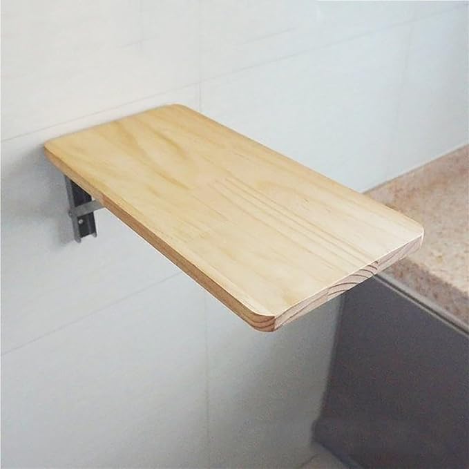 Wall Mounted Folding Table, Folding Wall Mounted Workbench Drop Leaf Table by SARKEY