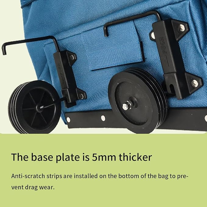 JIANWEI Collapsible Shopping Cart - Image 5