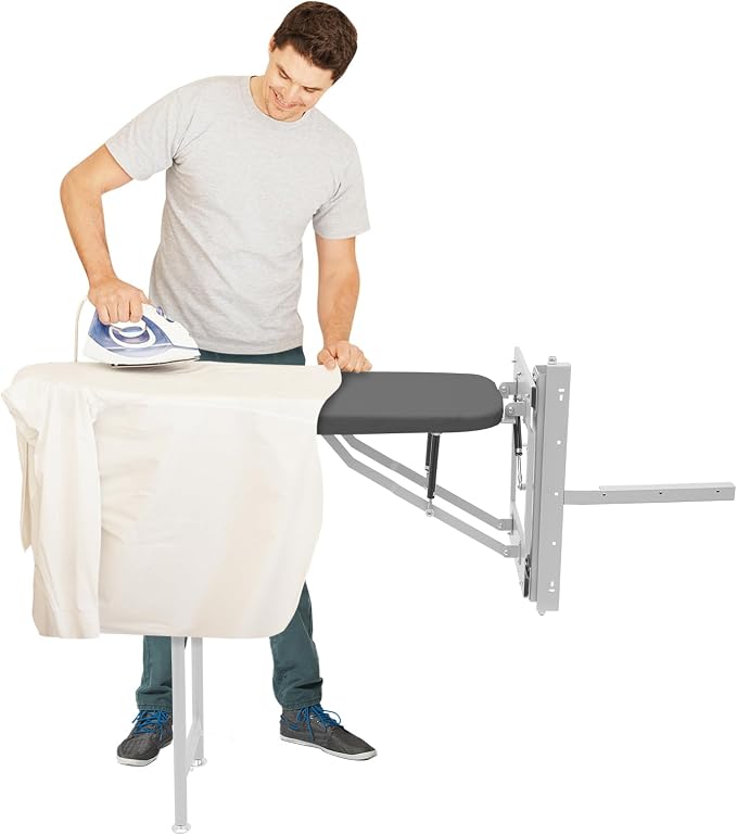 Pull-Out Ironing Board for Cabinet, Hideaway Foldable Ironing Board by Unknown