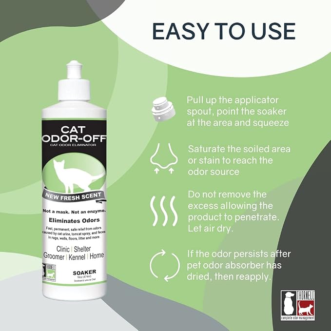 Odorcide Cat Odor-Off Fresh Scent Concentrate Pet Smell Odor Eliminator Bundle - Image 4