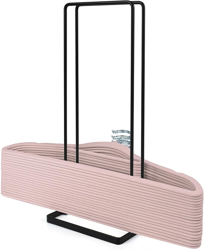 Hanger Storage Stacker Stand, Holds Up 110 Wire Clothes Hangers by YGKATING