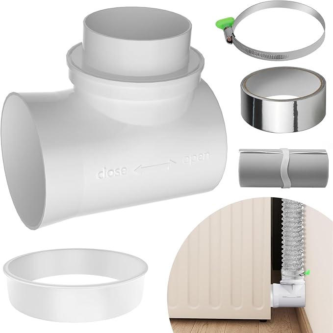 Dryer Vent Connector Kit, 90 Degree Dryer Vent Elbow, OEM Replacement by Unknown