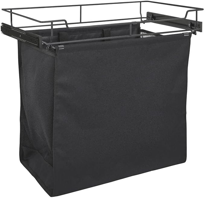 Rev-A-Shelf CSOHSL-18-1 Sidelines 18"W x 21"H Pull Out Laundry Clothes Hamper - Image 4