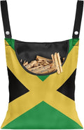 Jamaica Flag Clip Storage Bag Portable Laundry Clothes Pin Holder Machine by Psesaysky