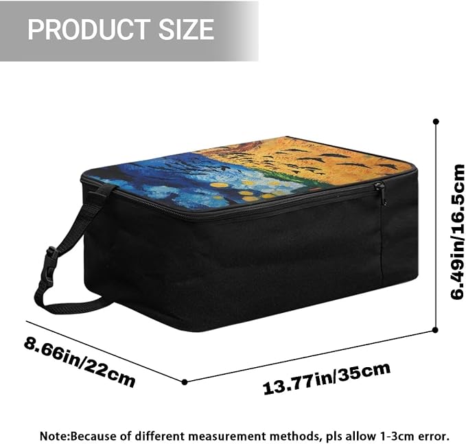 Wheatfield with Crows Travel Iron Storage Bag - Image 6