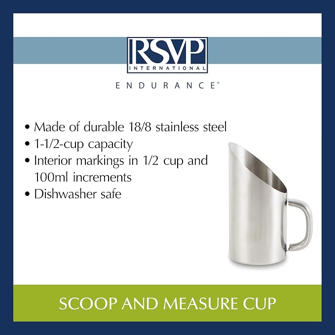 RSVP International Endurance Kitchen Collection Measuring Tools, Dishwasher Safe - Image 6