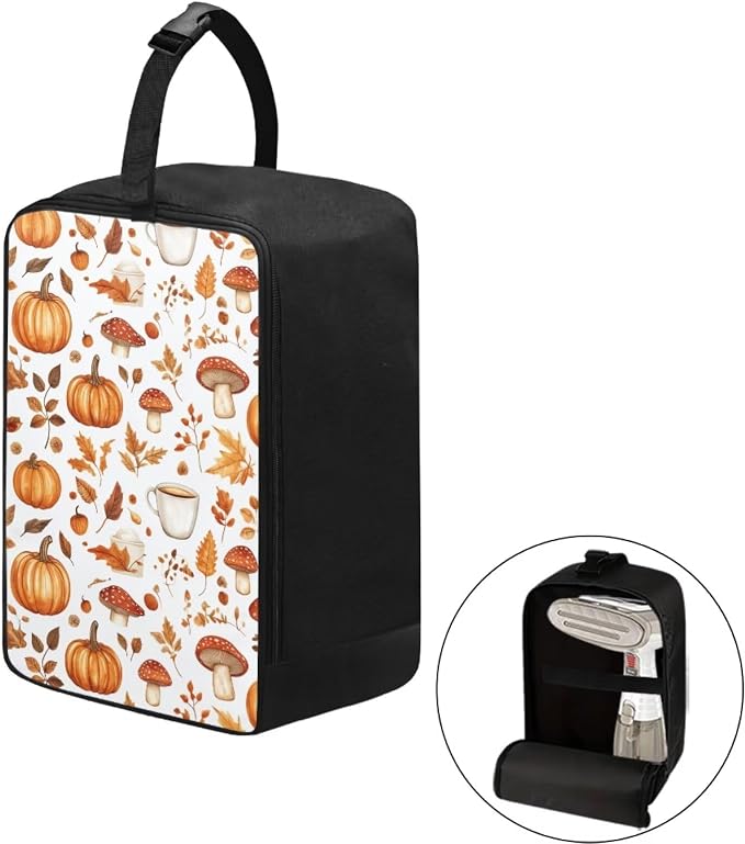 Maple Leaves Pumpkin Travel Steam Iron Storage Bag - Image 2