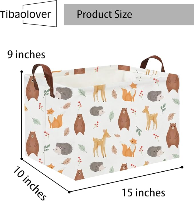 Rectangular Kids Storage Basket Gift Basket Baby Storage Basket Cute Kids Toy - Image 6