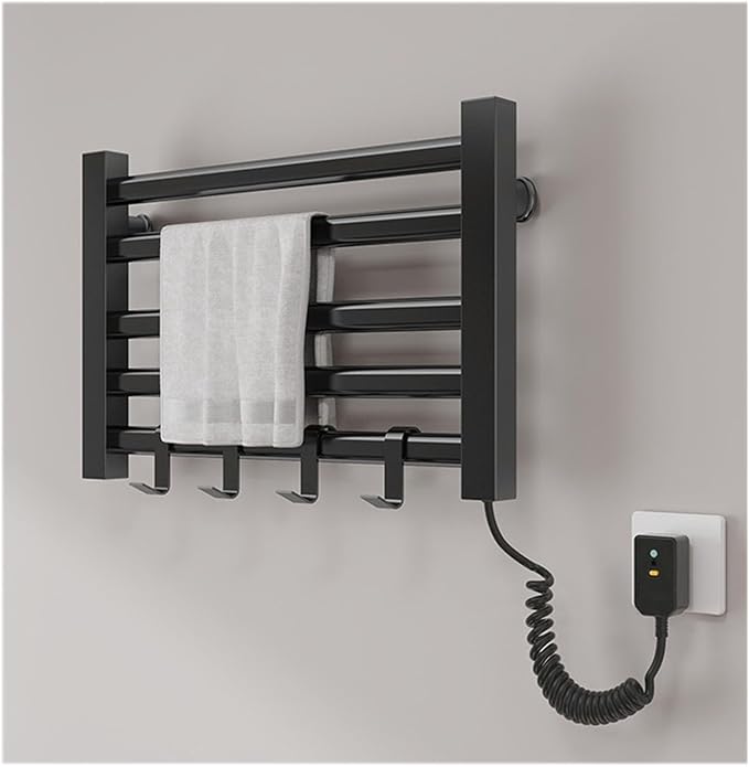 Small Heated Drying Rack 5 Bars, Wall Mounted Towel Racks by Unknown