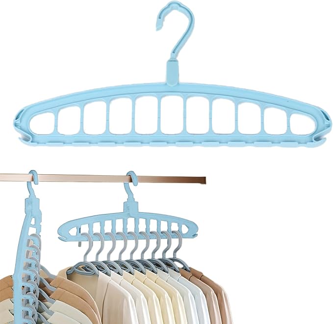 Closet Organizer Hangers – Space Saving Bar, Garment Holder | Multi-Hole - Image 6