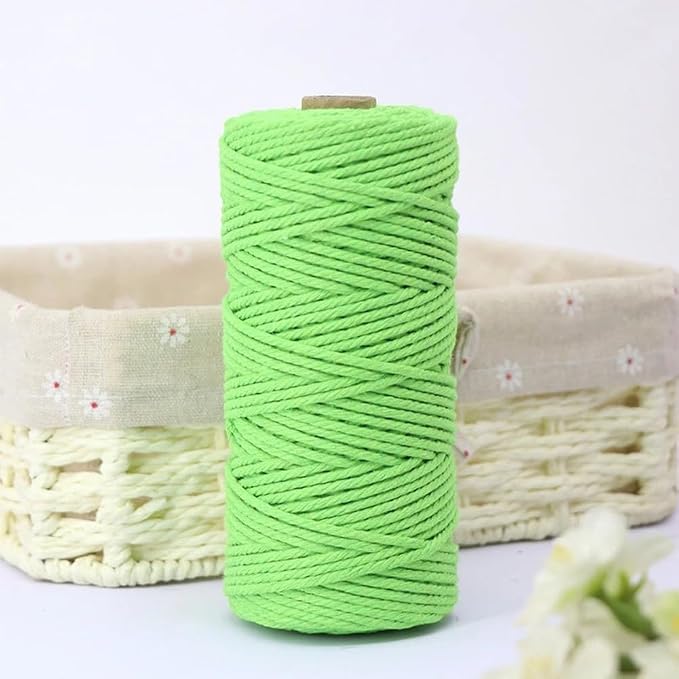 2/3/4mm Twine Cotton Colored Bakers Twine 109Yard Macrame Cord by Unknown