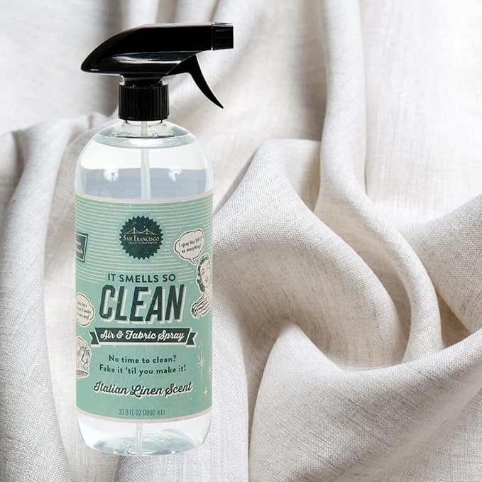 San Francisco Soap Company Smells So Clean Linen Spray | Italian Linen | 33.8 - Image 4