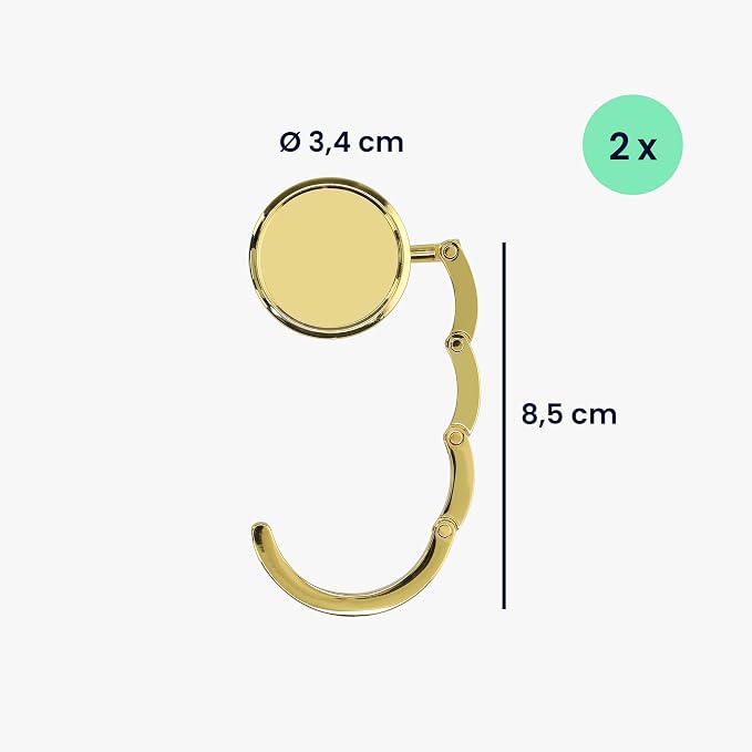 kwmobile Purse Hook for Table - Image 6