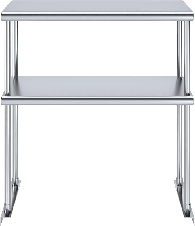 AmGood Double OverShelf Stainless Steel NSF - Image 4