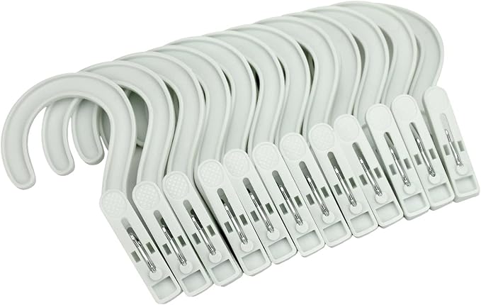 Laundry Hooks Boot Hangers Plastic Clothes Pins Hanger Clips by Mugtel