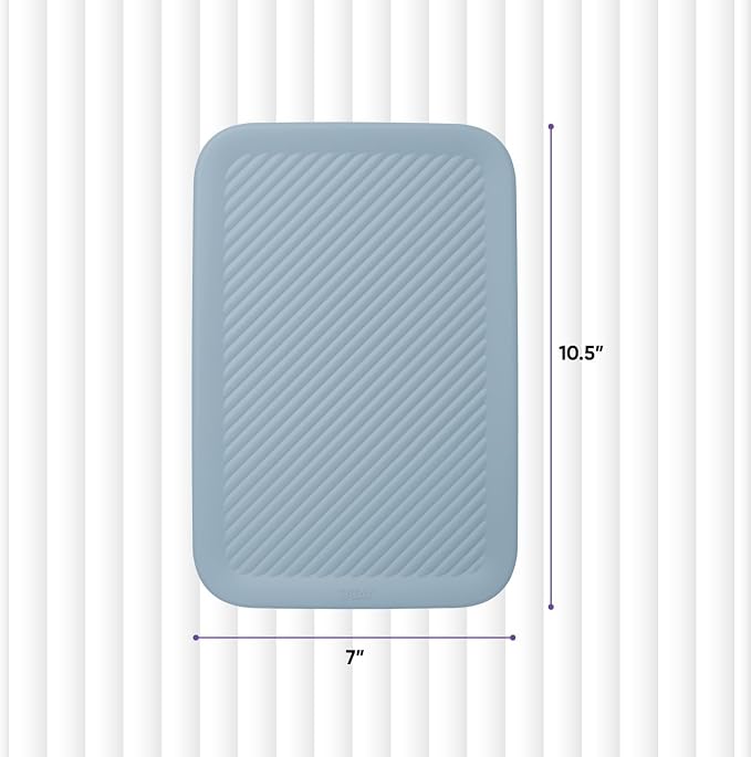 Superio Ribbed Collection Lid for Decorative Plastic Basket Open Home Storage - Image 2