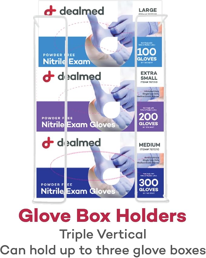 Dealmed Glove Box Holder, Coated Steel Glove Dispenser - Image 3