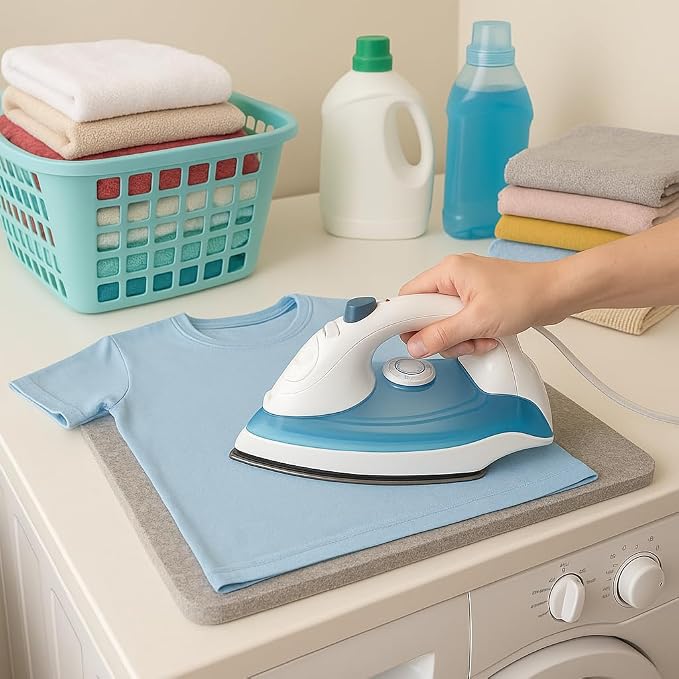 Wool Ironing Mat for Table Top – Portable Pressing Pad, Ironing Board - Image 5