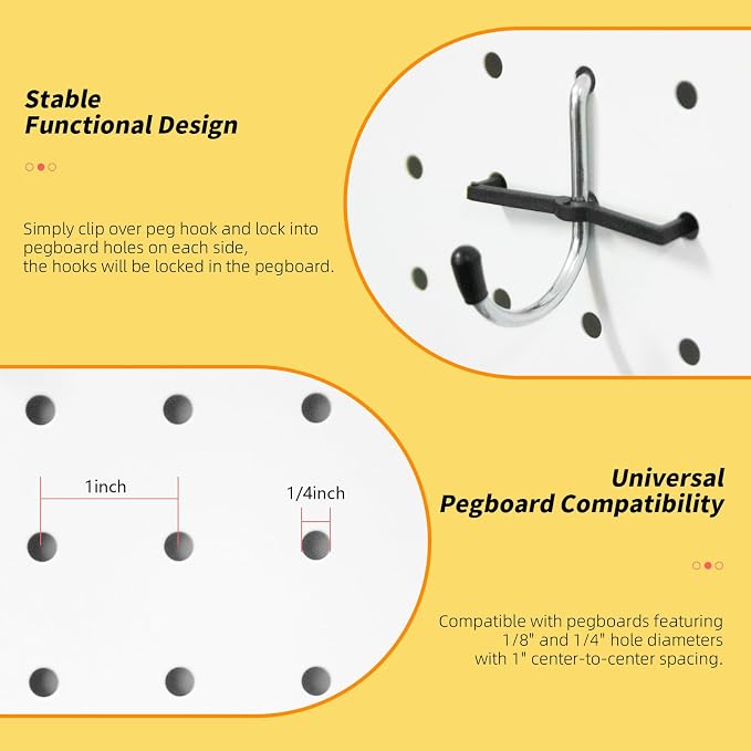 279PCS Metal Pegboard Hooks Organizer Kit - Image 5