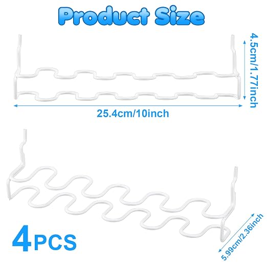Hanaive 4 Pieces Pegboard Pliers Holder, Holds 11 Plier Per Rack, Steel - Image 2
