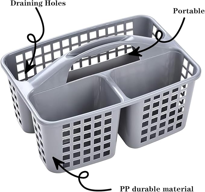 Portable Shower Caddy Basket, Convenient Cleaning Supplies Organizer - Image 3