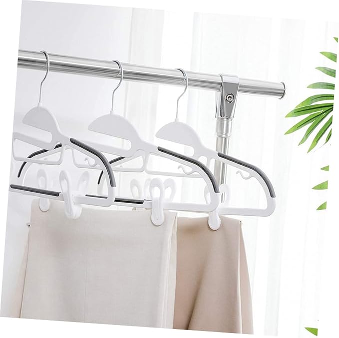 Ciieeo 30pcs Dry Rack for Clothes Pants Hangers Clips Laundry Organizer Plastic - Image 9