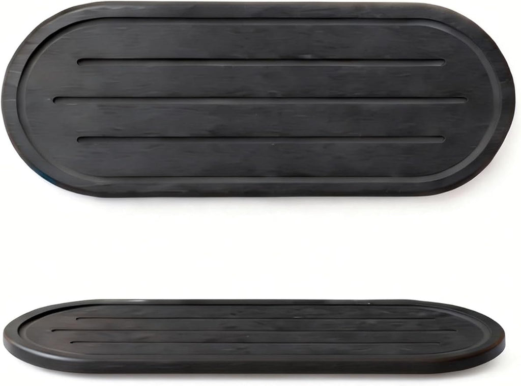 2PCS Water Absorbing Stone Drying Tray Mat - Image 7