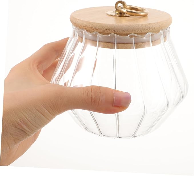 GALPADA Glass Laundry Powder Container Lid 1.5L Storage Jar - Image 7