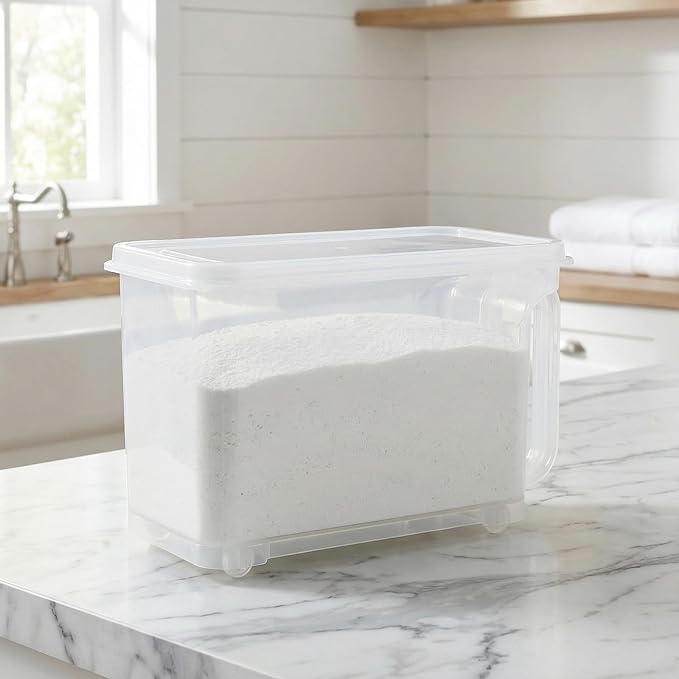 Laundry Detergent Powder Container: Powder Detergent Dispenser Dryer Sheet - Image 4