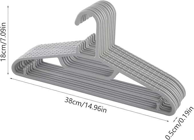 Velvet Hangers 10 Pack Non Slip Shoulders Strong Space Saving Household Clothes - Image 6