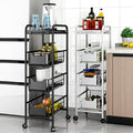 Kitchen Organizer 4-Tier Slim Rolling Cart by LIPJIA