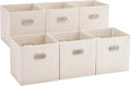 MAX Houser 6 Pack Foldable Fabric Storage Bins by MAXHouser