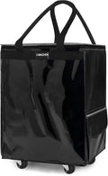 Reusable Grocery Bag on Wheels, Foldable Rolling Tote Bag by CIMAZHEN