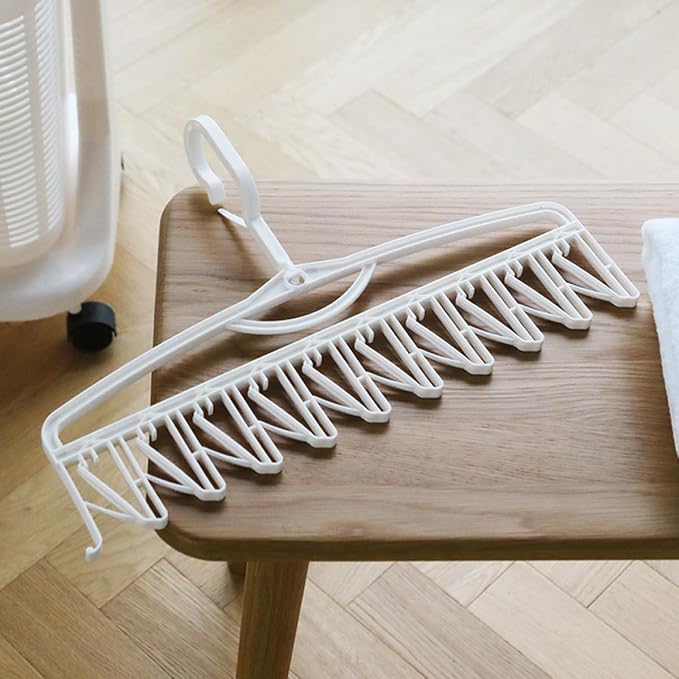 Windproof Laundry Rack with Clips - Image 8