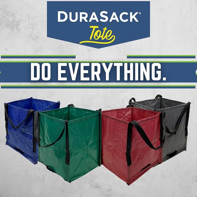 DURASACK Heavy Duty Storage Tote Bag 22-Gallon Rugged Woven Polypropylene - Image 8
