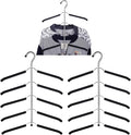 3 Pack 5 in 1 Hangers Blouse Tree Hangers Non Slip Space Saving Clothes Hanger by XXFBJNMD