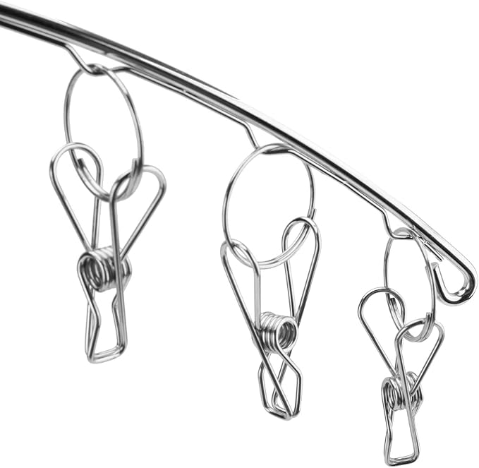 Suwimut 10 Pack Laundry Drying Rack Clothes Hanger - Image 3