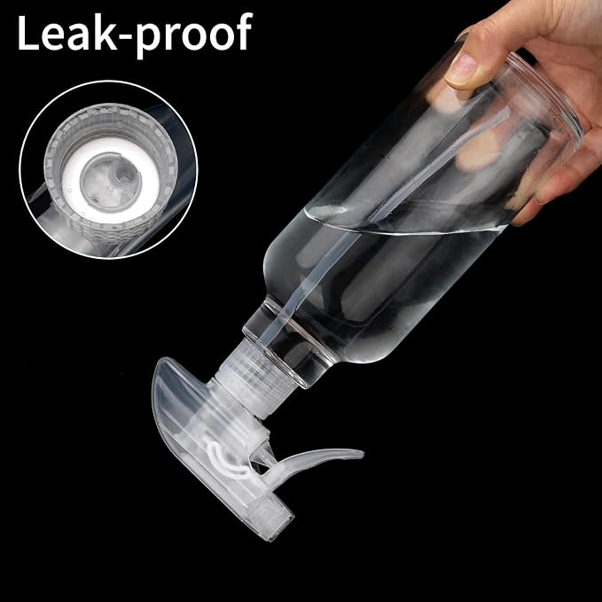 Cosywell Glass Spray Bottles 16.9oz/500ml 2 Pack Empty Spray Bottle - Image 4