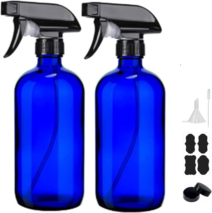 16oz Glass Spray Bottles, Hair Care, Plants by HAOERMEI