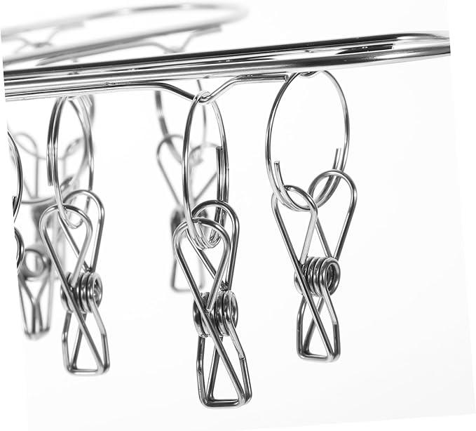 Multi- Drying Rack Foldable Laundry Hanger Closet Space Saver Sturdy Hanger - Image 5