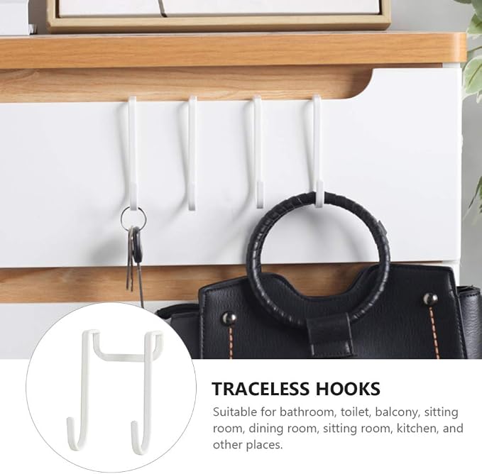 Cabilock Storage Drawers 2 Pcs Iron Door Hooks Door Ironing Iron and Ironing - Image 6
