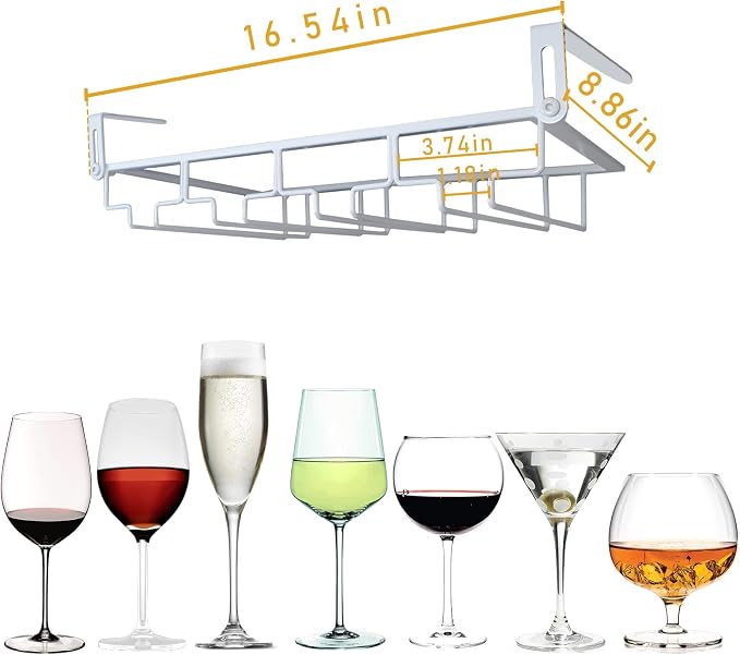 Adjustable Under Cabinet Stemware Holder - Image 2
