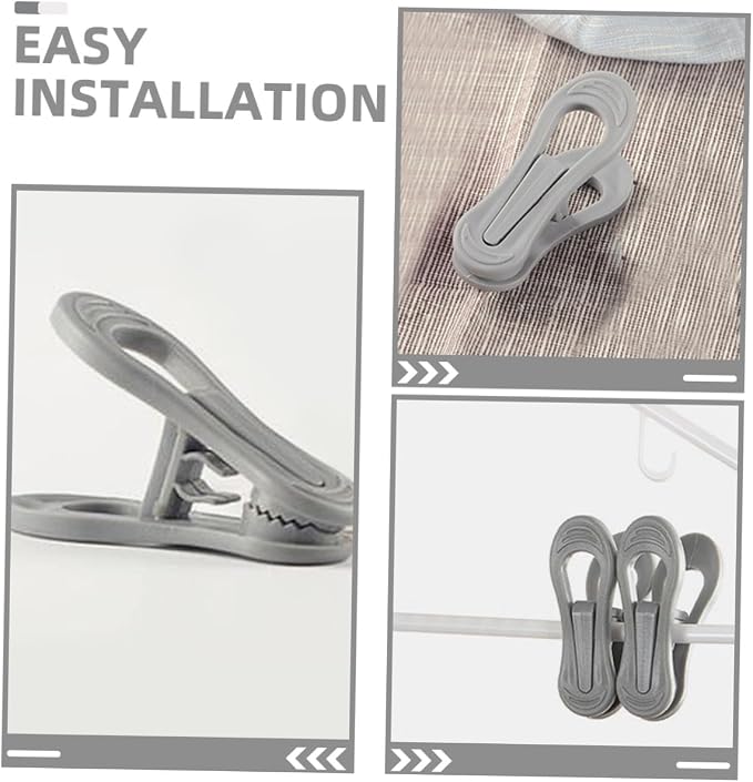 30 Pcs Plastic Clothes Pins Windproof Laundry Hanging Clips Heavy Duty Plastic - Image 7